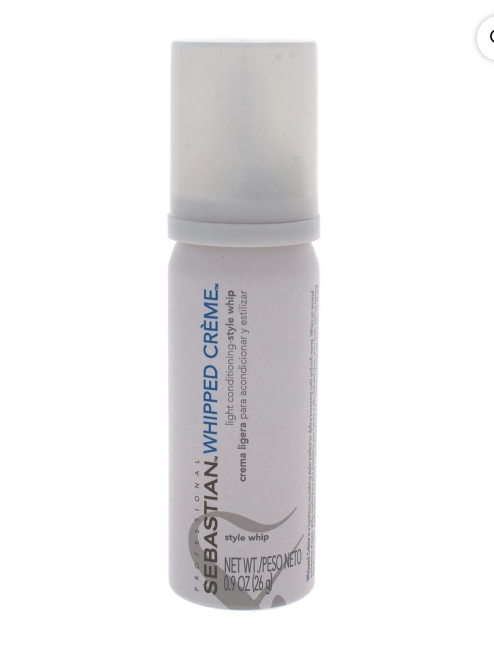Sebastian Whipped Creme styling Mousse. NWT. travel Size 0.9 ounce